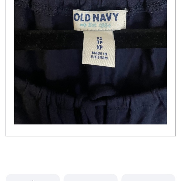 Old Navy Blue 3/4 Sleeve Blouse Relaxed Fit - Picture 5 of 5